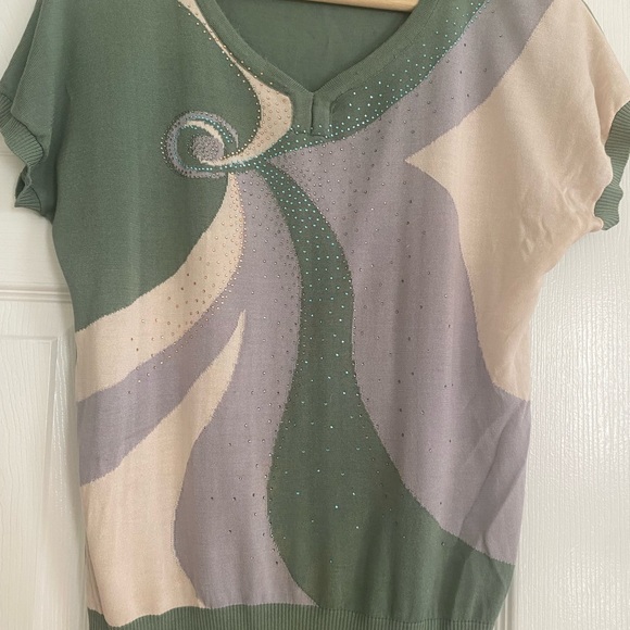 no brand Tops - Short sleeve summer elegant top